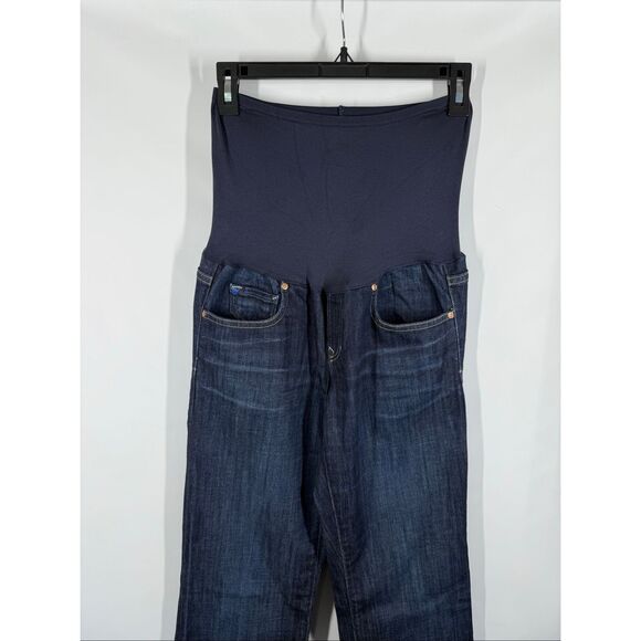 Gap Maternity long and lean dark wash jean size 27/4R - Picture 1 of 7
